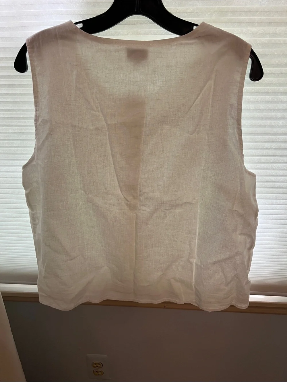 J. Crew sleeveless white